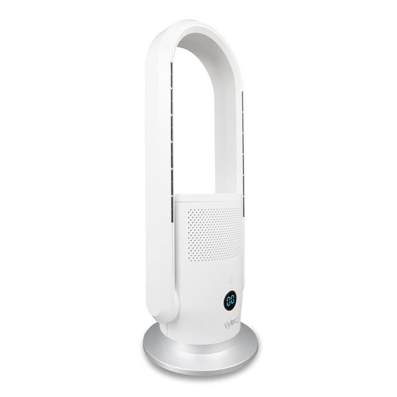 Vybra Arch - PTC Heater, Bladeless Cooling Fan, UVC Air Steriliser with HEPA 13 Air Purification